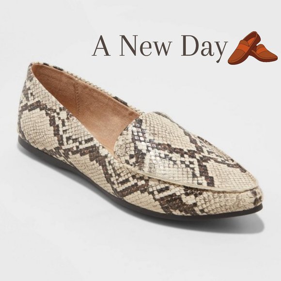 a new day Shoes - A NEW DAY Women's Taupe Micah Pointed Toe Loafers